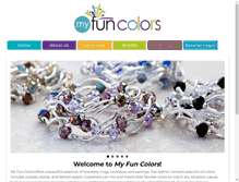 Tablet Screenshot of myfuncolors.com